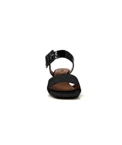 Ivoire0334 Ivoire F2191 Sardegna Daim Noir Poid Blanc*Femme Sandales