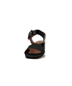 Ivoire0334 Ivoire F2191 Sardegna Daim Noir Poid Blanc*Femme Sandales
