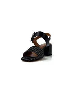 Ivoire0334 Ivoire F2191 Sardegna Daim Noir Poid Blanc*Femme Sandales