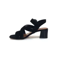 Ivoire0334 Ivoire F2063 Sardegna Daim Noir*Femme Sandales