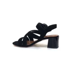 Ivoire0334 Ivoire F2063 Sardegna Daim Noir*Femme Sandales