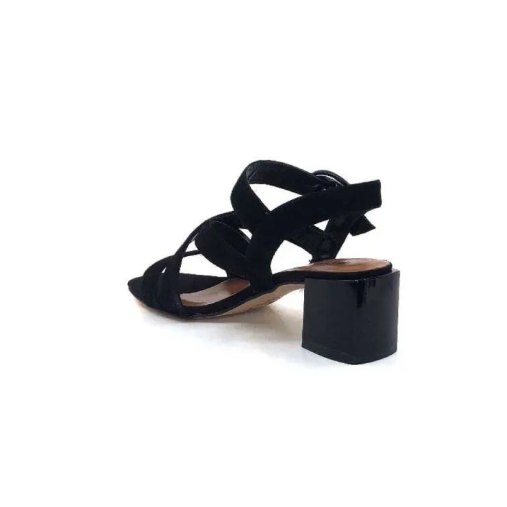 Ivoire0334 Ivoire F2063 Sardegna Daim Noir*Femme Sandales