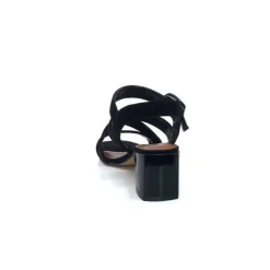 Ivoire0334 Ivoire F2063 Sardegna Daim Noir*Femme Sandales