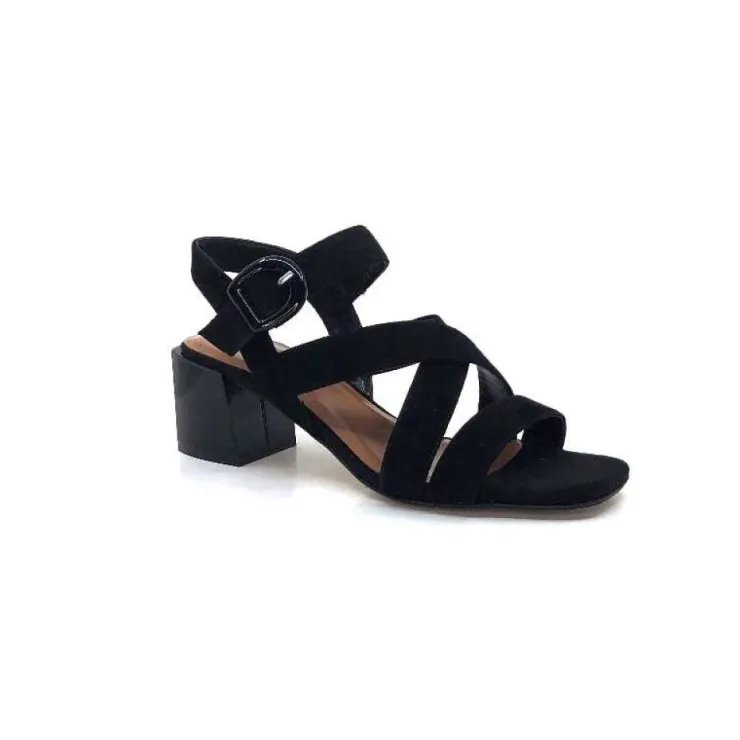 Ivoire0334 Ivoire F2063 Sardegna Daim Noir*Femme Sandales