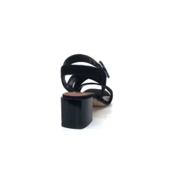 Ivoire0334 Ivoire F2063 Sardegna Daim Noir*Femme Sandales