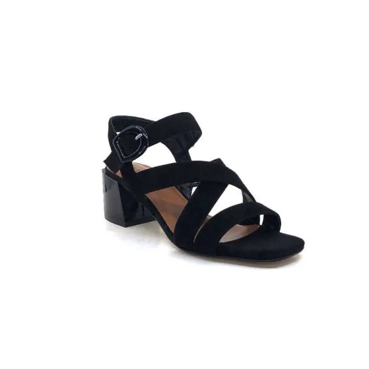 Ivoire0334 Ivoire F2063 Sardegna Daim Noir*Femme Sandales