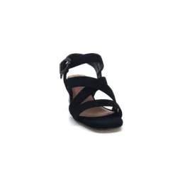 Ivoire0334 Ivoire F2063 Sardegna Daim Noir*Femme Sandales