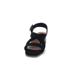 Ivoire0334 Ivoire F2063 Sardegna Daim Noir*Femme Sandales
