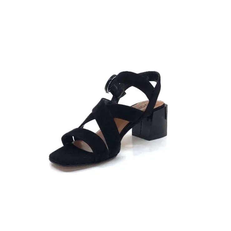 Ivoire0334 Ivoire F2063 Sardegna Daim Noir*Femme Sandales