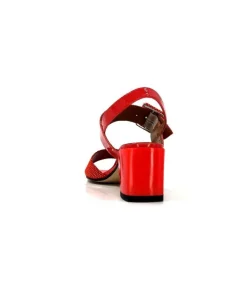Ivoire0334 Ivoire F2191 Sardegna Daim Rouge Poid Blanc*Femme Sandales