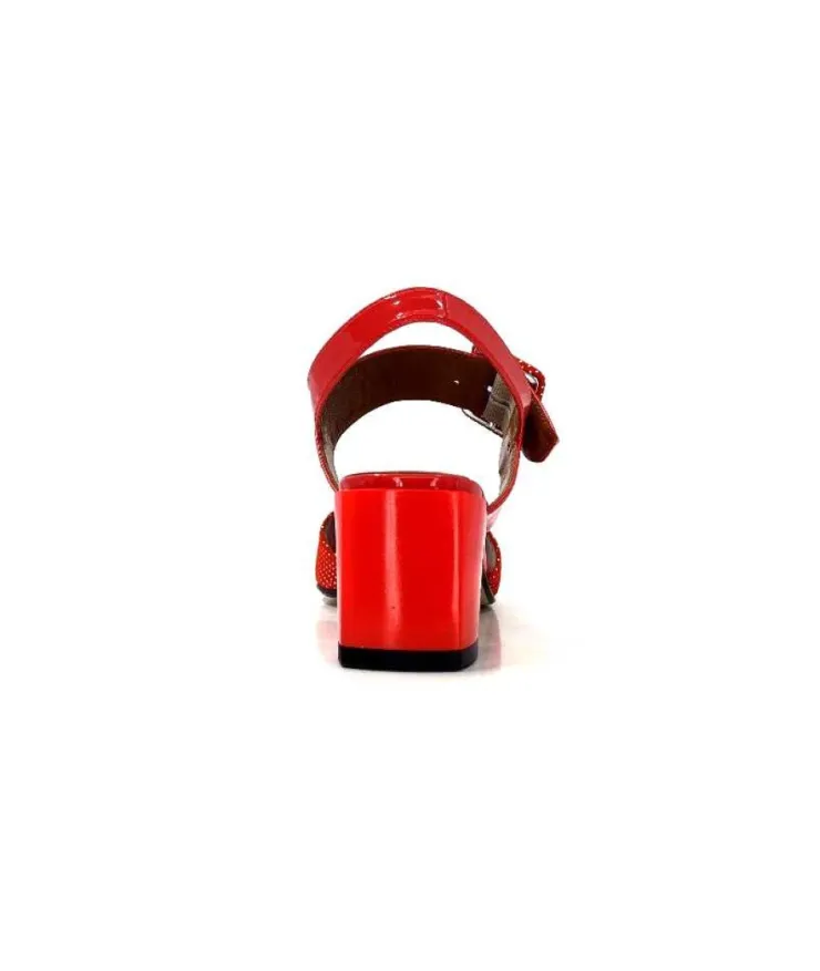 Ivoire0334 Ivoire F2191 Sardegna Daim Rouge Poid Blanc*Femme Sandales