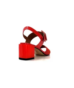 Ivoire0334 Ivoire F2191 Sardegna Daim Rouge Poid Blanc*Femme Sandales