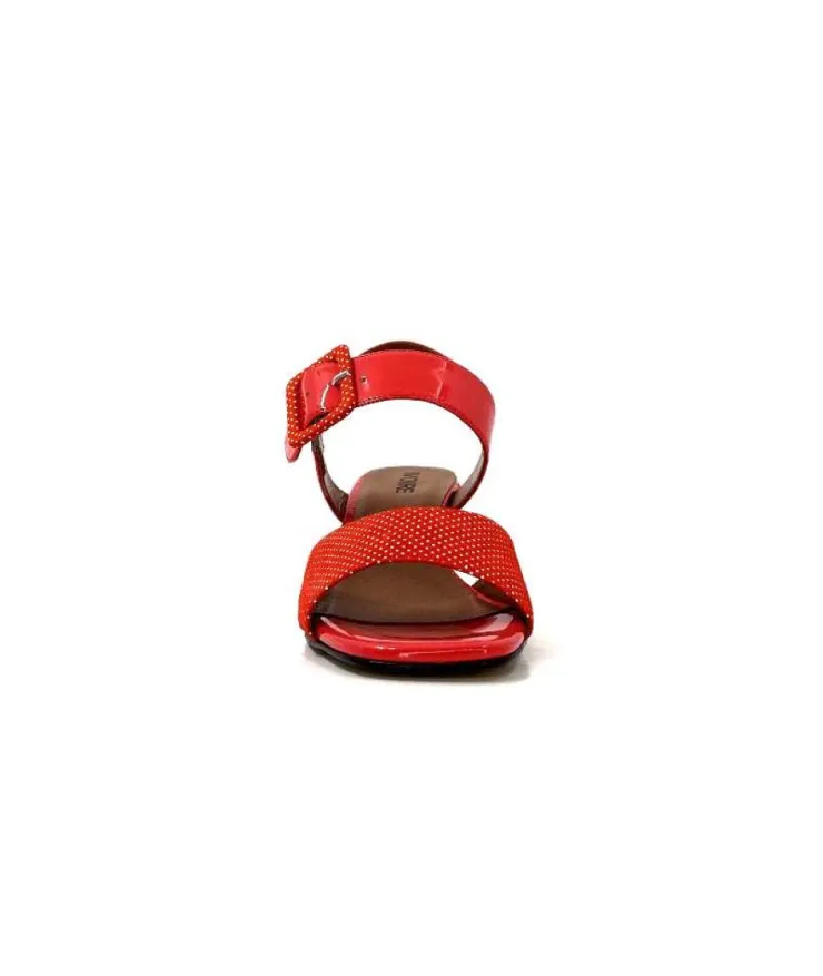 Ivoire0334 Ivoire F2191 Sardegna Daim Rouge Poid Blanc*Femme Sandales