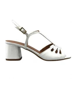 Ivoire0334 Ivoire F2295 Venezia Cuir Vernis Blanc*Femme Sandales