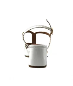 Ivoire0334 Ivoire F2295 Venezia Cuir Vernis Blanc*Femme Sandales