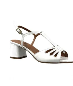 Ivoire0334 Ivoire F2295 Venezia Cuir Vernis Blanc*Femme Sandales