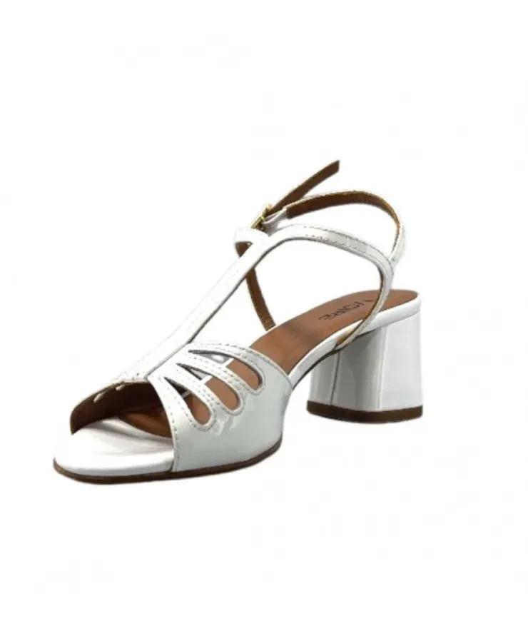 Ivoire0334 Ivoire F2295 Venezia Cuir Vernis Blanc*Femme Sandales
