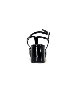 Ivoire0334 Ivoire F2295 Venezia Cuir Vernis Noir*Femme Sandales