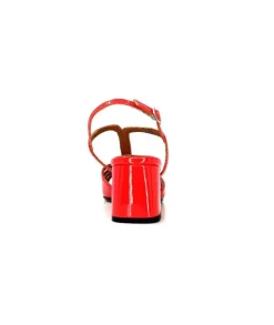 Ivoire0334 Ivoire F2295 Venezia Cuir Vernis Rouge*Femme Sandales