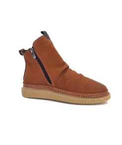 355-ivoire Ivoire 32Fe12 Cuir Vintage Marron*Femme Bottines