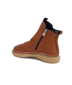 355-ivoire Ivoire 32Fe12 Cuir Vintage Marron*Femme Bottines
