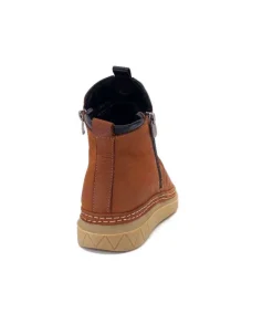355-ivoire Ivoire 32Fe12 Cuir Vintage Marron*Femme Bottines