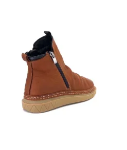 355-ivoire Ivoire 32Fe12 Cuir Vintage Marron*Femme Bottines