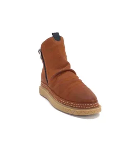 355-ivoire Ivoire 32Fe12 Cuir Vintage Marron*Femme Bottines