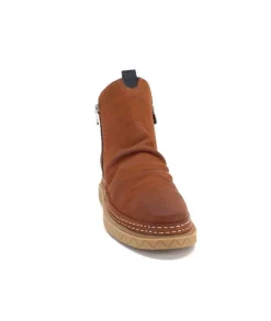 355-ivoire Ivoire 32Fe12 Cuir Vintage Marron*Femme Bottines