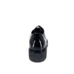 Ivoire0130a Ivoire 3G4835 Cuir Vernis Noir*Femme Lacets