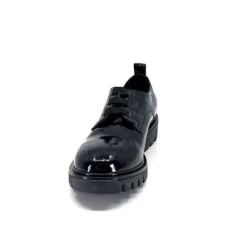 Ivoire0130a Ivoire 3G4835 Cuir Vernis Noir*Femme Lacets