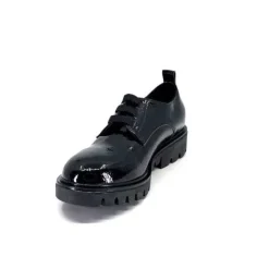 Ivoire0130a Ivoire 3G4835 Cuir Vernis Noir*Femme Lacets