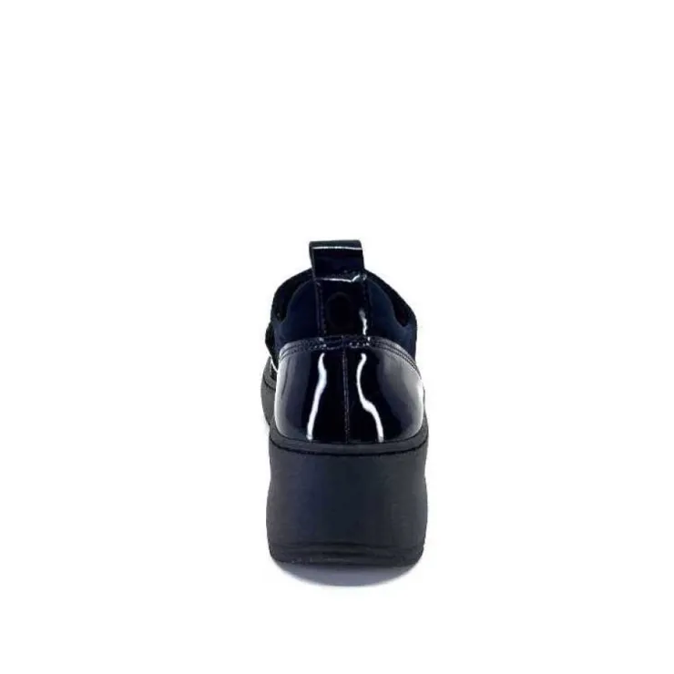 Ivoire0130a Ivoire 8G4887 Iv Textile Bleu*Femme Baskets