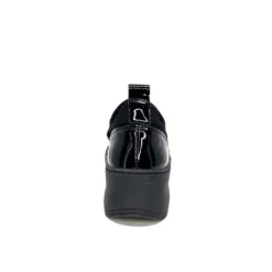 Ivoire0130a Ivoire 8G4887 Textile Noir*Femme Baskets
