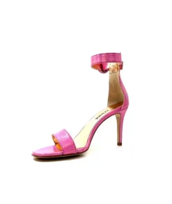 eclair paris Ivoire Gian V2 Cuir Metal Rose*Femme Sandales