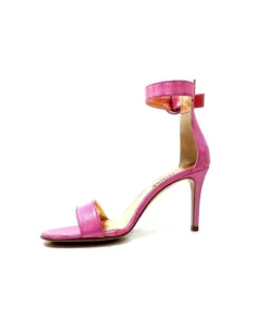 eclair paris Ivoire Gian V2 Cuir Metal Rose*Femme Sandales
