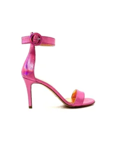 eclair paris Ivoire Gian V2 Cuir Metal Rose*Femme Sandales