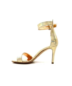eclair paris Ivoire Gian V2 Cuir Metal Or*Femme Sandales