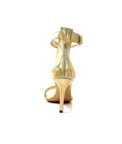 eclair paris Ivoire Gian V2 Cuir Metal Or*Femme Sandales