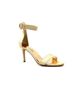 eclair paris Ivoire Gian V2 Cuir Metal Or*Femme Sandales