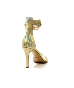 eclair paris Ivoire Gian V2 Cuir Metal Or*Femme Sandales
