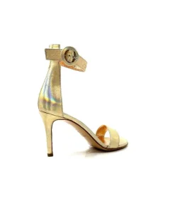 eclair paris Ivoire Gian V2 Cuir Metal Or*Femme Sandales