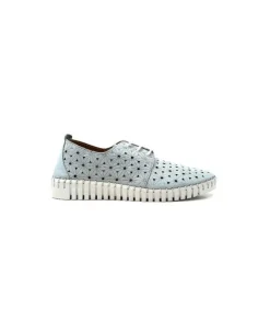 erdo Ivoire Hy 2023.1 Cuir Bleu Ciel*Femme Baskets