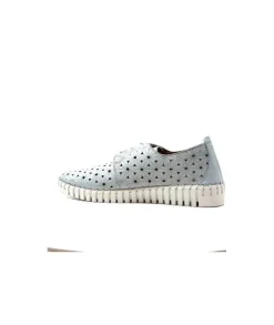 erdo Ivoire Hy 2023.1 Cuir Bleu Ciel*Femme Baskets