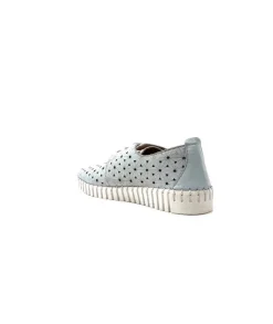 erdo Ivoire Hy 2023.1 Cuir Bleu Ciel*Femme Baskets