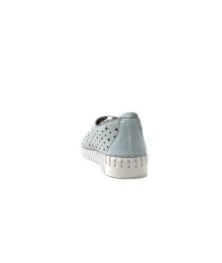 erdo Ivoire Hy 2023.1 Cuir Bleu Ciel*Femme Baskets