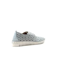 erdo Ivoire Hy 2023.1 Cuir Bleu Ciel*Femme Baskets