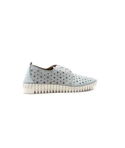 erdo Ivoire Hy 2023.1 Cuir Bleu Ciel*Femme Baskets