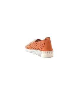 erdo Ivoire Hy 2023.1 Cuir Corail*Femme Baskets