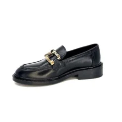 Ivoire0460a Ivoire Jeissan 1 Cuir Noir*Femme Mocassins